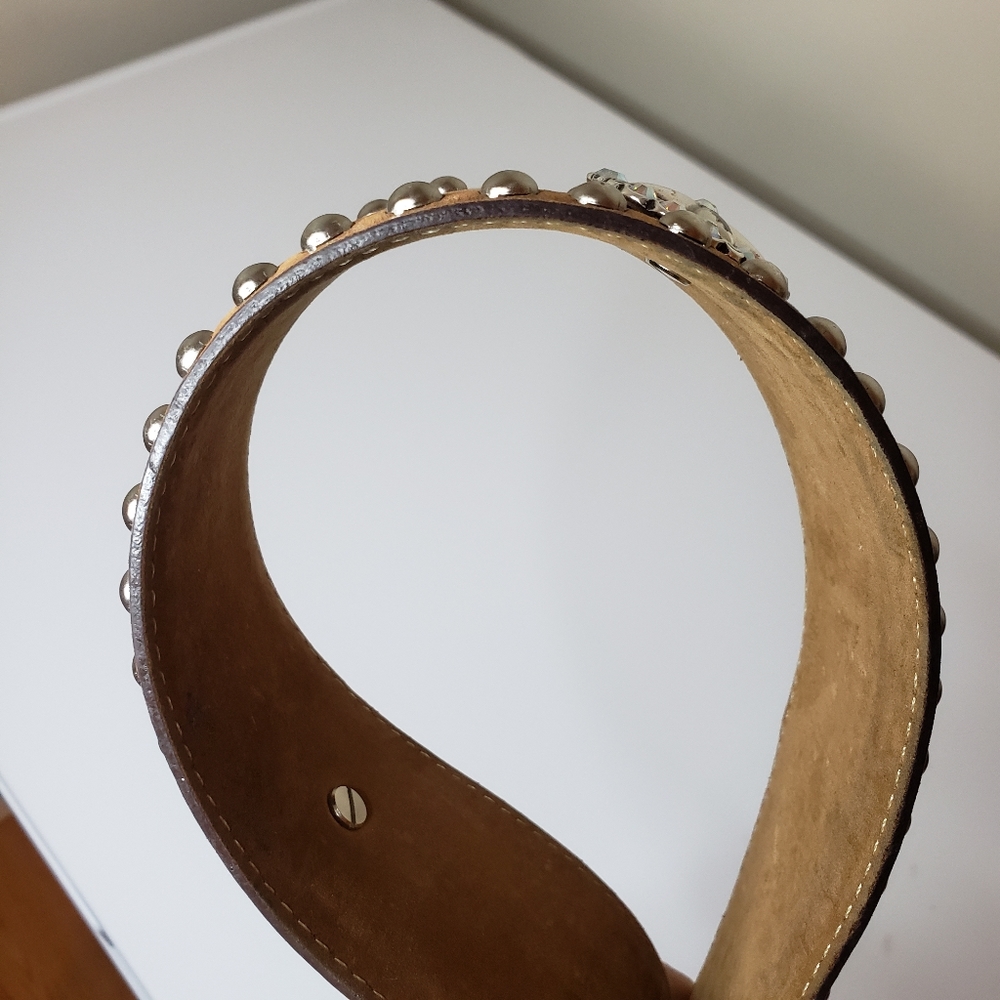 Tony Lama Texas Star Leather Belt size 38 - Picture 13 of 16
